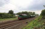 E 44 044 fuhr einen Sonderzug anlässlich 85 Jahre AW Dessau am 30.08.14.