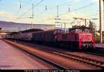 160 012 rangiert in Heidelberg am 04.08.1980