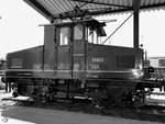 Die Elektrolokomotive E 69 03 im August 2018 im Eisenbahnmuseum Koblenz.