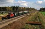 169 005 mit Sonderzug bei Haspelmoor (17.10.2008)