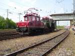 E69 03 und E71 19 bei der Lokparade im DB-Museum Koblenz Ltzel am 21.05.11.