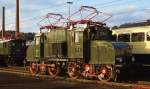E 71 28 in Bochum-Dahlhausen auf der Austellung zum 150-jhrigen Jubilum der deutschen Eisenbahnen (Herbst 1985)