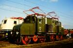 E 71 28 auf der Fahrzeugschau  150 Jahre deutsche Eisenbahn  vom 3.