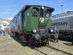 Auch die E 77 10 hat mit 100 Jahren noch einige Sonderfahrten während des Dampflokfest Dresden 2026 gefahren. Hier steht sie am Sonnabend während der Fahrzeugschau im Depot Zwickauer Straße. 