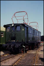 Letzte Fahrzeugschau des BW Magdeburg am 26.8.1990: E 7710