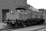 Die Elektrische Güterzuglokomotive E94 080 wurde 1942 gebaut und ist Teil der Ausstellung im Eisnebahnmuseum Bochum. (April 2024)
