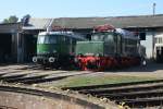 Am 09.und10.10.2010 fand im Eisenbahnmuseum Weimar der Saisonausklang statt.Mit dabei war 218 019 und 254 106.10.10.2010.