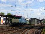 Am 1. August 2010 fuhr die 194 178 mit einem Sonderzug ins Murgtal hier bei der Einfahrt im  Bahnhof Rastatt.