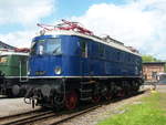 Anlässlich einenes E lok Schnellzug Teffens konnte ich die E18 047 am 20.6.2010 in Heilbronn im Süddeutschem Eisenbahnmuseum Fotografieren   