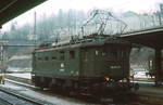 144 502-2 im Dezember 1977 im Bahnhof Berchtesgaden