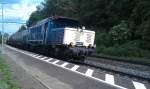194 178 mit einem Kesselwagenzug am 27.05.2012 in Michelau auf der Frankenwaldbahn.