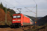 101 139-4 DB im Frankenwald bei Steinbach am 12.11.2015.