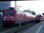 Die Br.101 105-5 fuhr am 20.05.07 mit dem Nrnberg-Mnchen Express  Fresh  von Nrnberg Hbf nach Mnchen Hbf, hier im Bahnhof Ingolstadt.