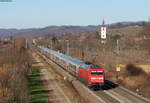 101 141-0 und 101 081-8 mit dem IC 1279 (Berlin Ostbahnhof-Basel SBB) bei Denzlingen 13.2.18