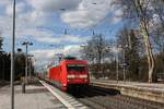 Die 101 047-9 der DB Fernverkehr mit einem IC durch Bad-Godesberg in richtung Koblenz     Bad-Godesberg  31.03.2018