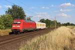 101 040-4 DB mit einem Messzug bei Woltorf am 24.07.2018