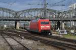 101 031 am 01.05.18 bei der Einfahrt München Hbf