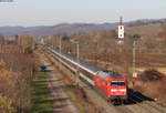 101 020-6 mit dem EC 9 (Hamburg Altona-Zürich HB) bei Denzlingen 13.2.19