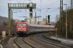 101 008-1 in Oberlahnstein    Aufnahme Ort: Oberlahnstein    Aufnahme Datum: Februar / 2019