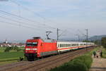 101 081-8 mit dem  EC 217 (Saarbrücken Hbf-München Ost) bei Kuchen 23.5.19