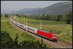 101 032 mit IC719 bei Niklasdorf am 27.06.2019.