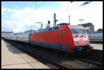 BR.101 113-9 Mit Dem IC Nach Koblenz Im Bahnhof Hamburg-Altona Bereit 30.06.07