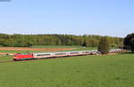 101 090-9 mit dem IC 2168 (München Hbf-Stuttgart Hbf) bei Gurgelhau 6.5.20