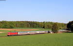 101 029-7 mit dem IC 2262  Badenkurier  (München Hbf-Basel Bad Bf) bei Gurgelhau 6.5.20