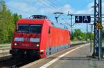 Am 29.05.21 wurde 101 145-1 in Itzehoe für den IC 2215 nach Frankfurt (Main) bereitgestellt.