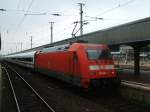 BR 101 126-1 im Schub des IC 1811  Loreley  nach  Stuttgart,(Ex-Metropolitan)beim Halt in Dortmund Hbf.(26.08.2007)