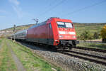 IC 101 078-4 als Umleiter am 12.10.2022 bei Thüngersheim