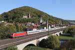 101 060 mit dem  IC Königssee  am 10. Oktober 2022 in Gemünden am Main.