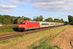 Deutschland
Lok 101 005 von DB Fernverkehr mit einem Personenzug als leerfahrt Kôln - Dortmund, Kaarst Broicherseite
21/8/2025