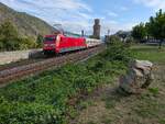 DB 101 138-6 mit kurzem IC 2012 „Allgäu“ und einer unbekannten 101 am Zugschluß am 10. September 2025. Zwischen dem 1. und 12. September 2025 verkehrte IC 2012 nicht zwischen Oberstdorf und Dortmund, sondern startete am Stuttgarter Hauptbahnhof. Zwischen dem 13. September und 17. Oktober 2025 fiel der Betrieb der IC 2012/2013 aufgrund von Gleisbauarbeiten im Raum Stuttgart vollständig aus.