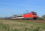 Am Morgen des 06.04.26 f�hrte 101 104 ihren versp�teten NJ 409 nach Berlin durch Gr�fenhainichen.