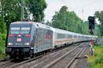 30.05.2026, 11:04 Uhr: 101 127-9  100 Jahre Baureihe 01  mit IC2013 kurz vor Passieren des Bf Br�hl (Rhld.) auf Gleis 1 in Fahrtrichtung Bonn.