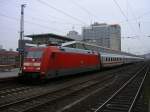 BR 101 129-5 mit IC 2156 nach Dsseldorf in Essen Hbf.,bei der Ausfahrt.(29.01.2008) 