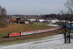 101 110 mit EC 68 bei Traunstein (26.01.2008)