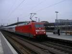 BR 101 092-5 vor dem Steuerwagen des IC 2013 nach Oberstdorf  vorgespannt.Bochum Hbf.(24.02.2008) 