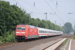 101 135-2 mit einem IC in Dsseldorf Oberbilk am 08.06.2008