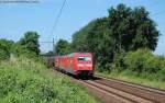 101 076 + 185 168 + 155 191 am 24.06.08 durch Ahlten Richtung Lerthe