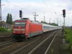 BR 101 023-0 mit IC 436 aus Norddeich Mole nach Luxembourg,kurz  vor Gelsenkirchen Hbf.(01.09.2008)