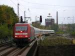 BR 101 140-2 mit IC 2156 aus Erfurt nach Dsseldorf Hbf.,Einfahrt in Bochum Hbf.,Gleis 3.(15.10.2008)