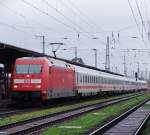 IC2238 von Leipzig Hbf.nach Warnemnde bei der Einfahrt im Bahnhof Stendal.(21.03.08)