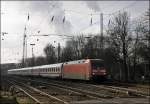 101 138 (9180 6101 138-6 D-DB) durchfhrt mit dem IC 231, Luxembourg - Norddeich Mole, Recklinghausen-Sd.