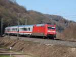 101 028-9 mit IC 2371 nach Radolfzell am 30.03.2009 kurz vor Freden(Leine) -> Kreiensen