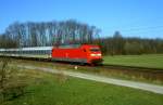 101 018  bei Rastatt  10.03.02