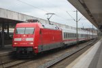 101 006-5 mit dem IC 148 nach Schiphol am 27.6.2009 in Hannover Hbf