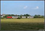 InterCity 2213 mit einer 101 aus Binz auf dem Weg nach Rostock.Aufgenommen am 26.09.09 in Bentwisch.