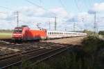 101 122-0 als IC 2140 nach Bielefeld Hbf.am 12.10.2009 in der Nhe von Wunstorf.